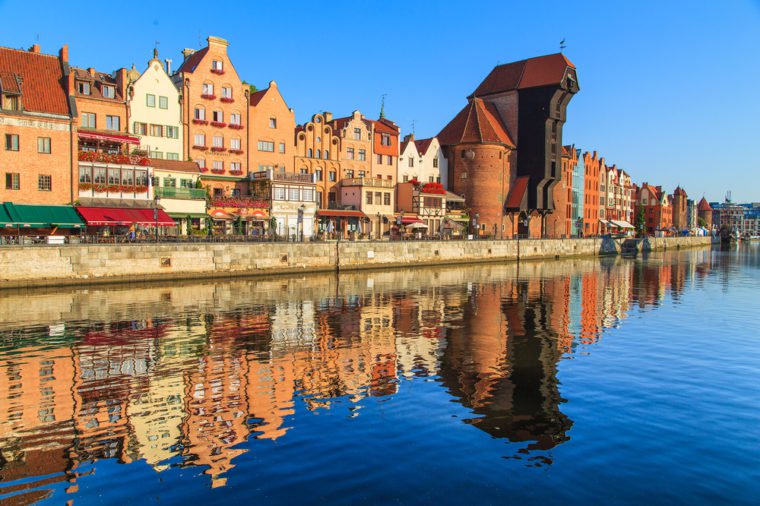 Cityscape of Gdansk in Poland