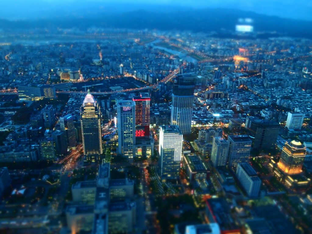 Taiwan night view